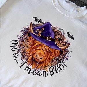 Halloween sweatshirt handmade on the spot
